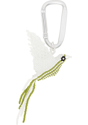 Pura Utz Silver Pajaro Carabiner Keychain