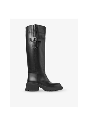 Womens Jimmy Choo Tamsin Leather Knee-High Boots