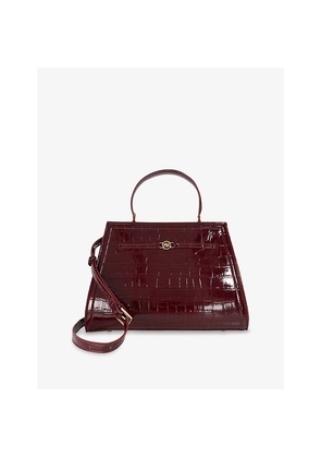 Womens Dune Dante Large Faux-Leather Grab Bag