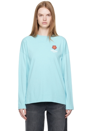 Kenzo Blue Kenzo Paris Futura 2000 Edition Long Sleeve T-shirt