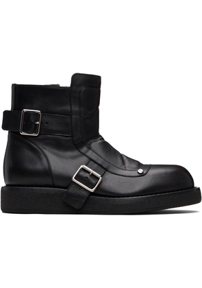 Ann Demeulemeester Black Sune Ankle Boots