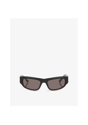 Womens Balenciaga Bb0388S Rectangle-Frame Acetate Sunglasses