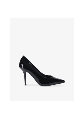 Womens KG Kurt Geiger Nala Faux Patent-Leather Courts