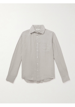 Hartford - Paul Pat Linen Shirt - Men - Green - S