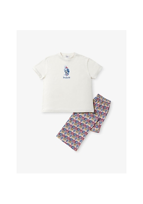 Womens The Disney Store At Selfridges Disney x Skinnydip Unisex Disneyland Mickey Mouse Cotton Pyjama Set
