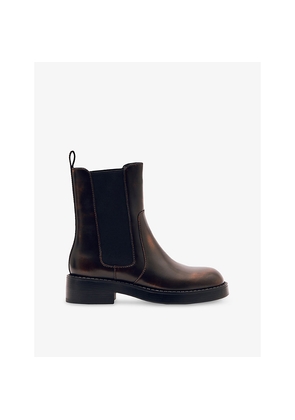 Womens Reiss Phoebe Leather Ankle Boots