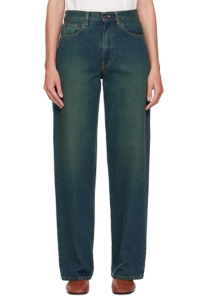 6397 Blue Wide Jeans