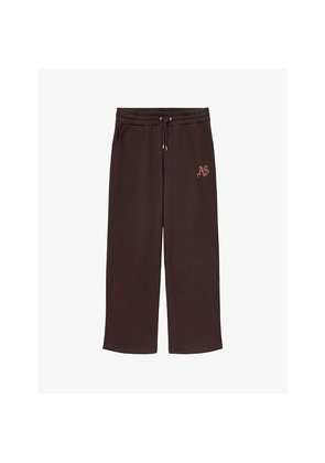 Mens Allsaints Icon Logo-Print Cotton Jogging Bottoms