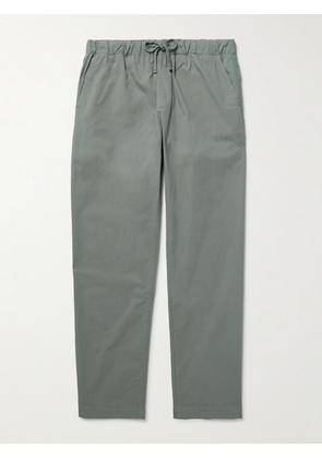 Hartford - Joggy Straight-Leg Cotton Trousers - Men - Green - IT 46