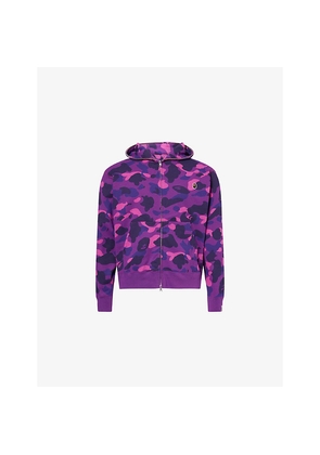 Mens A Bathing Ape One Point Camouflage-Print Cotton Hoody