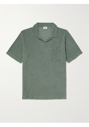 Hartford - Cotton-Terry Polo Shirt - Men - Green - S