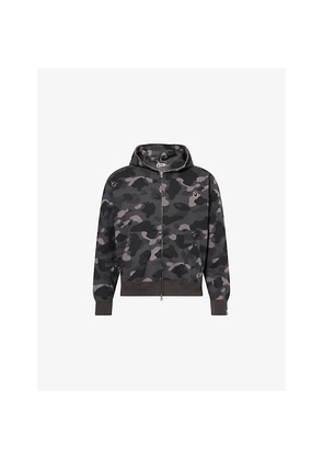 Mens A Bathing Ape One Point Camouflage-Print Cotton Hoody