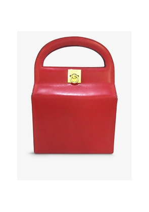 Womens Reselfridges Pre-Loved Celine Engraved Logo Leather Handbag