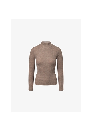 Womens Me And Em Barely There Ribbed Wool and Cashmere Jumper