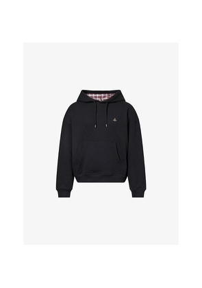 Mens Vivienne Westwood Ashton Embroidered-Logo Cotton Hoodie