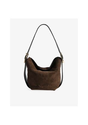 Womens Zadig&Voltaire Baby Jane Suede Shoulder Bag