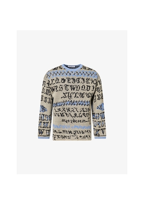Mens Vivienne Westwood Lili Graphic-Pattern Knit Jumper