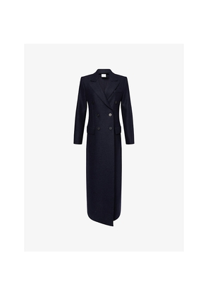 Womens Harris Wharf London Tailored Double-Breasted Wool Coat