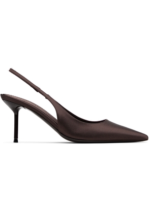Paris Texas Brown Lidia Slingback 70 Heels