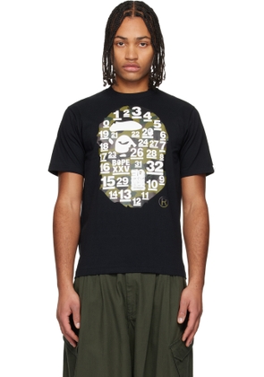 BAPE Black 32nd Anniversary 1st Camo Big Ape Head T-shirt