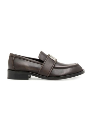 Leather loafers