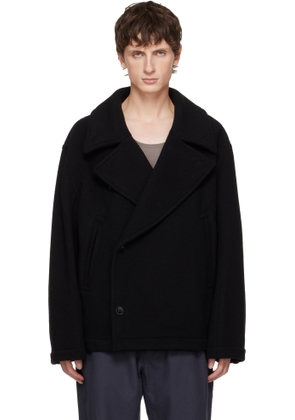 LEMAIRE Black Boxy Coat