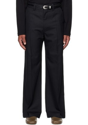LEMAIRE Navy Straight Tailored Trousers