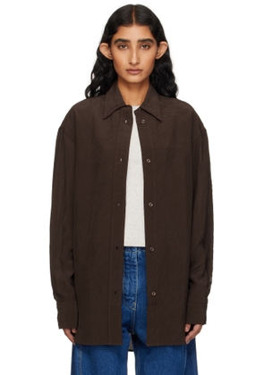 Studio Nicholson Brown Rouen Shirt