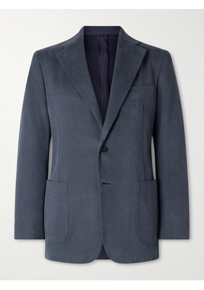 Anderson & Sheppard - Cotton-Drill Blazer - Men - Blue - M