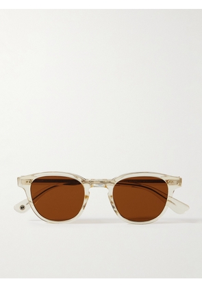 Garrett Leight California Optical - Evan Round-Frame Acetate Sunglasses - Men - Neutrals