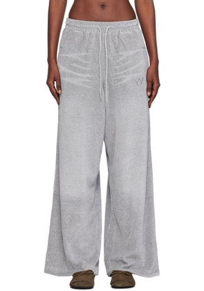 OPEN YY Gray Velour Wide Lounge Pants