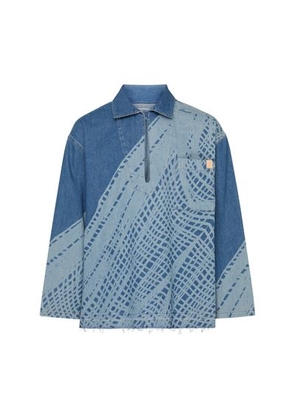 Denim jacket with print