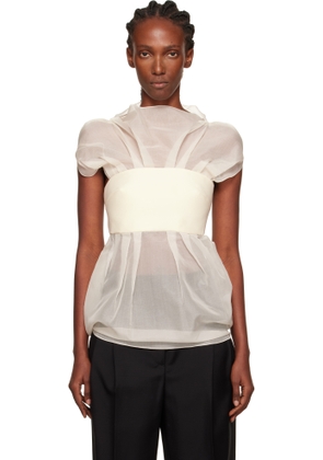 GIA STUDIOS White Moon Beam Blouse