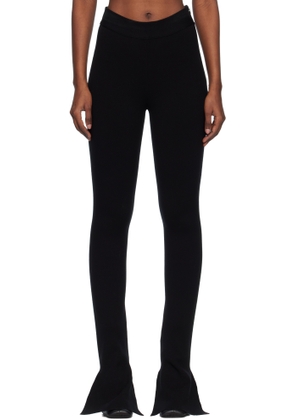 Courrèges Black Bootcut Interlock Trousers
