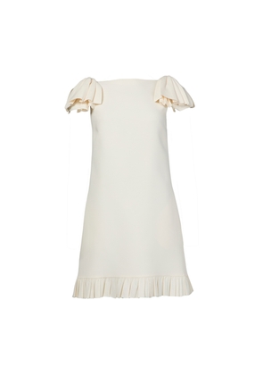 Crepe couture mini dress