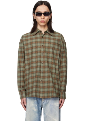 OUR LEGACY Khaki Borrowed Shirt