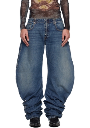 Jean Paul Gaultier Blue Oversize Fit Jeans