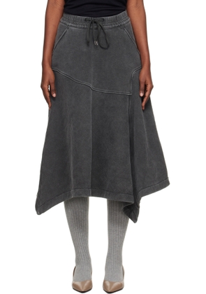 OUR LEGACY Gray Lounge Midi Skirt