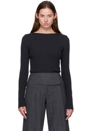 OUR LEGACY Black & Beige Strict Knit Sweater