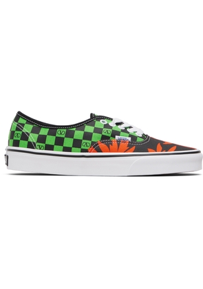 Valentino Garavani Black Vans Edition VLogo Checkerboard & Tropical Sneakers