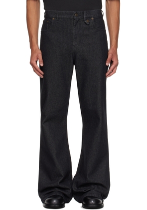 EGONlab Black Samy Wide Leg Jeans