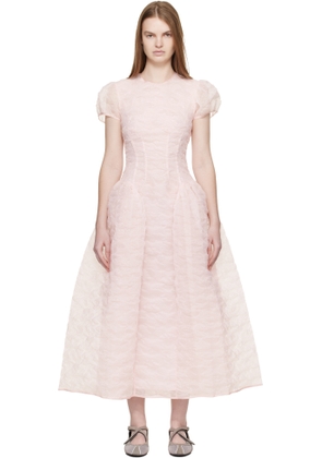 Cecilie Bahnsen Pink CBcleopatra Midi Dress