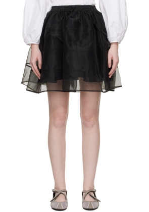 Cecilie Bahnsen Black CBcayla Miniskirt