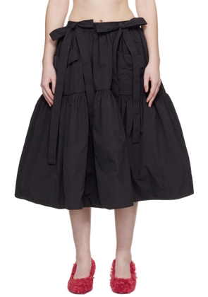 Cecilie Bahnsen Black CBcai Midi Skirt