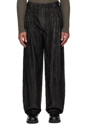 Kiko Kostadinov Black Halics Trousers