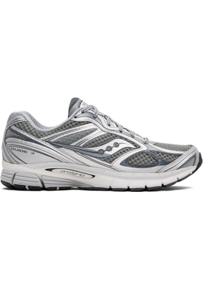 Saucony Gray & Silver ProGrid Guide 7 Sneakers