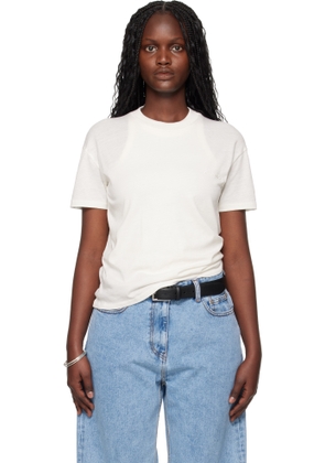 Fear of God ESSENTIALS Off-White Holiday Embroidered Classic Fit T-shirt