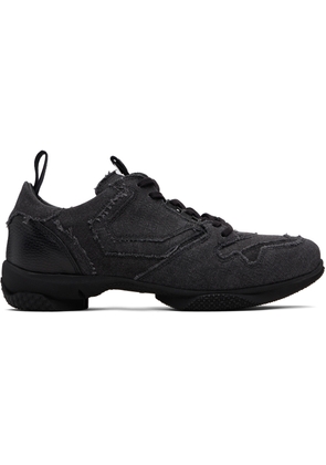 Kiko Kostadinov Black Ostro Canvas Sneakers