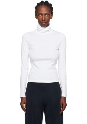 FLORE FLORE White Dinah Turtleneck
