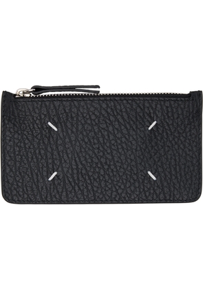 Maison Margiela Black Four Stitches Card Holder
